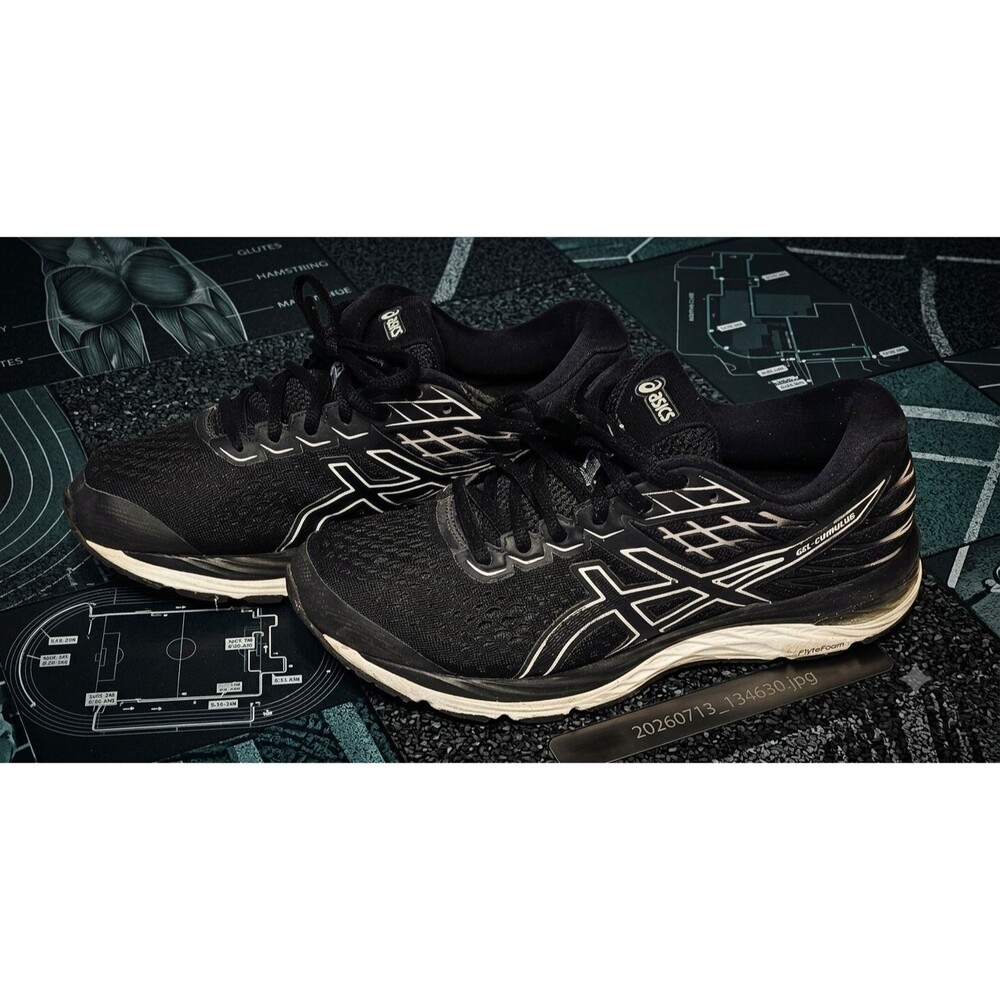 ASICS Gel Cumulus 21 Women’s 8.5 Black Running Shoes FlyteFoam Cushion Support